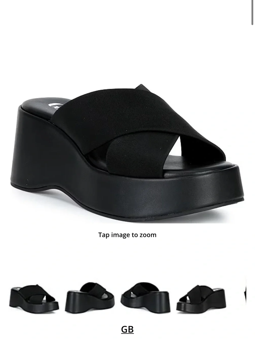 GB Day-Off Cross Banded Platform Sandals